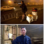 Il cacciatore di smog raccoglie l’aria inquinata con l’aspirapolvere: è arte!