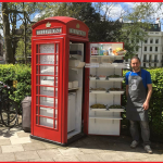 Londra. Una vecchia cabina telefonica diventa salad bar
