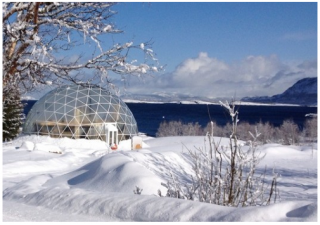Casa ecologica al circolo polare artico: biotecnologia e architettura in Norvegia 