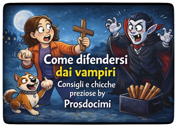 Come difendersi dai vampiri: guida divertente di Prosdocimi
