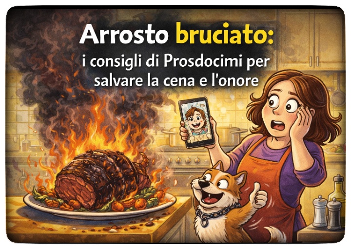 Arrosto bruciato: come salvare la cena con i consigli di Prosdocimi