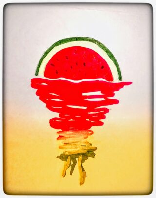 Anguria all'alba: quando il sole decide di diventare frutta! 🍉 